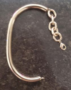 Sterling Gold Bracelet Needs A Chain Link On One End