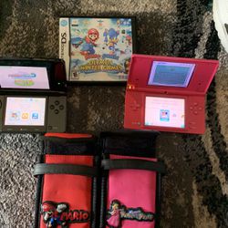 Nintendo 3DS & Nintendo DS 2 Good Mario Game & Cases