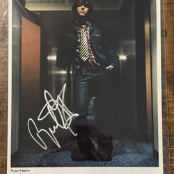 Ryan Adam Autographed Photo 