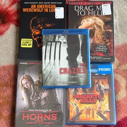 Horror Movies Lot Of 5