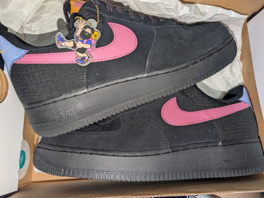 Nike Air Force '07 LV8 ACG Black Mauve Flamingo CD0887 001
