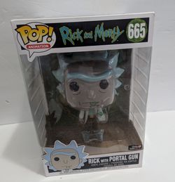 Funko Super Size Rick with Portal Gun 