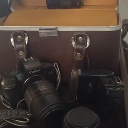 Canon Eos 750 Slr Camera With Lenses
