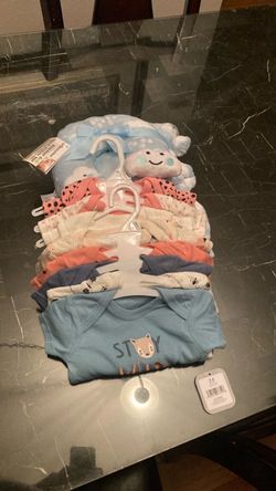Baby new blanket and onesies