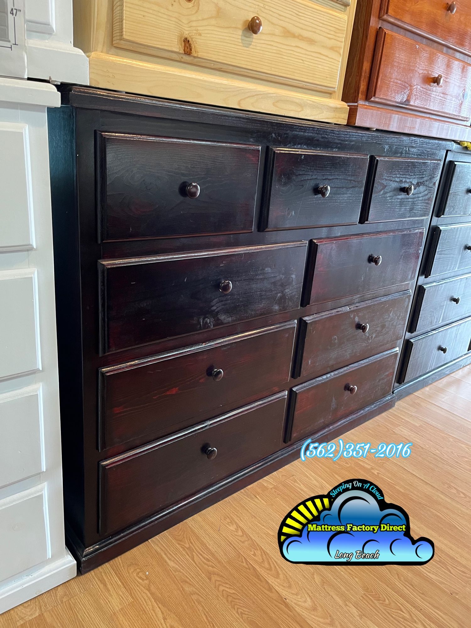 Nine Drawer Dresser Cherry Cajonera Comoda Nueva Bonita