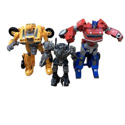 Transformers Movie Optimus Prime Bumblebee Megatron Lot Used