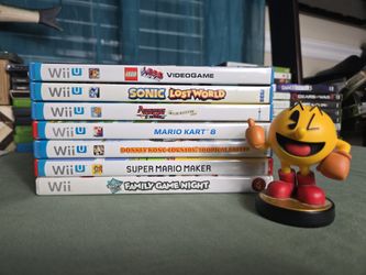 Wii Video games. (OBO)