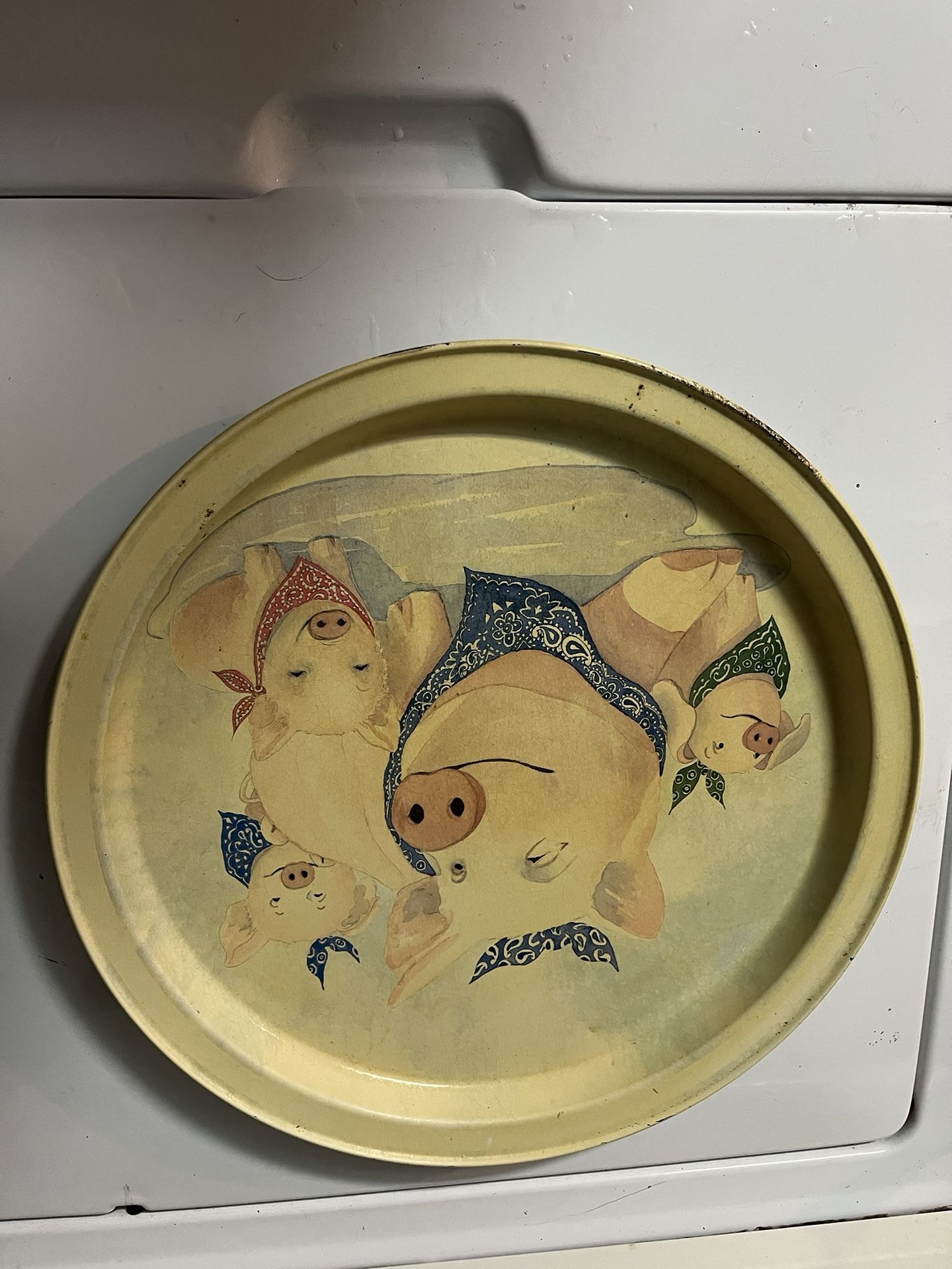 Vintage Pig Tray