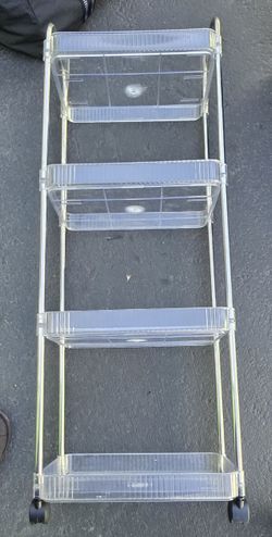 4 Tier Rolling Storage Cart