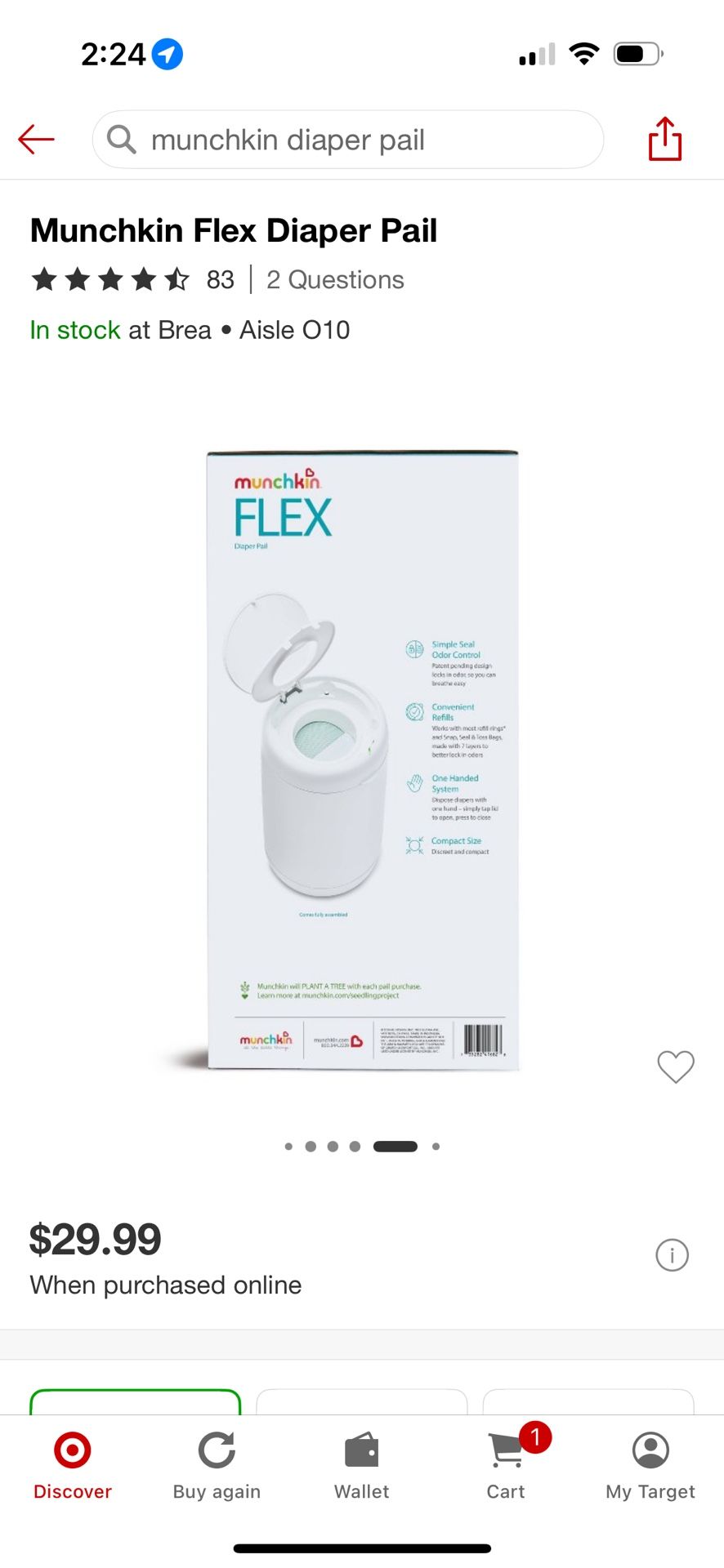 Munchkin Diaper Pail