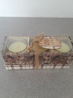 Set Candles 3 Pcs, Brand New.