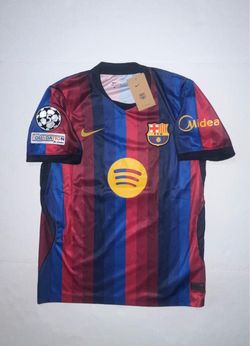 Barcelona Lamine Yamal #10 — Size L — Champions League Patch