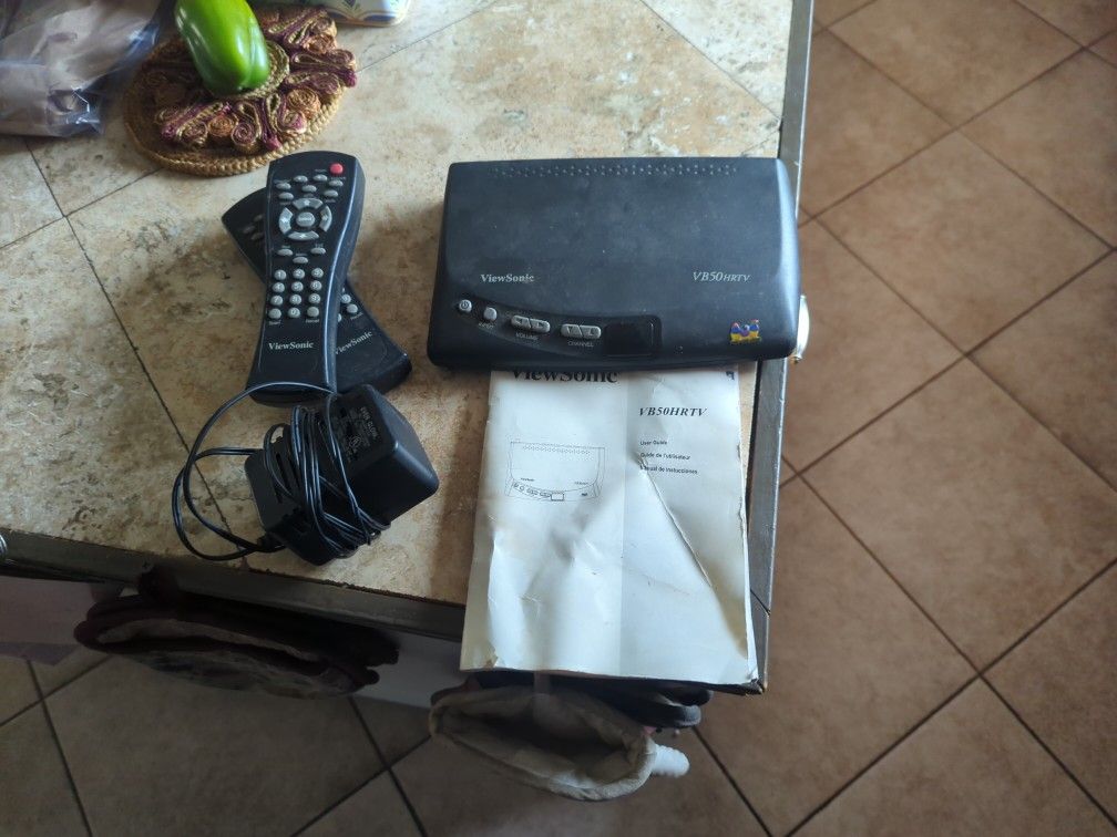 free w/40+ purchase. ViewSonic video inputs and outputs hub and tv tuner?