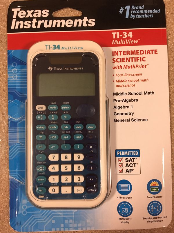 Texas Instruments TI34 calculator for Sale in Manassas, VA OfferUp