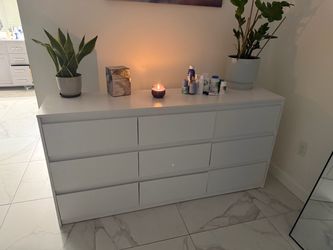 White 9-Drawer Dresser — 63" Wide, Ebern Designs