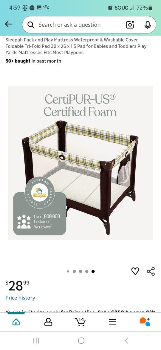 Pack&play Mattress & Mattress Protector 