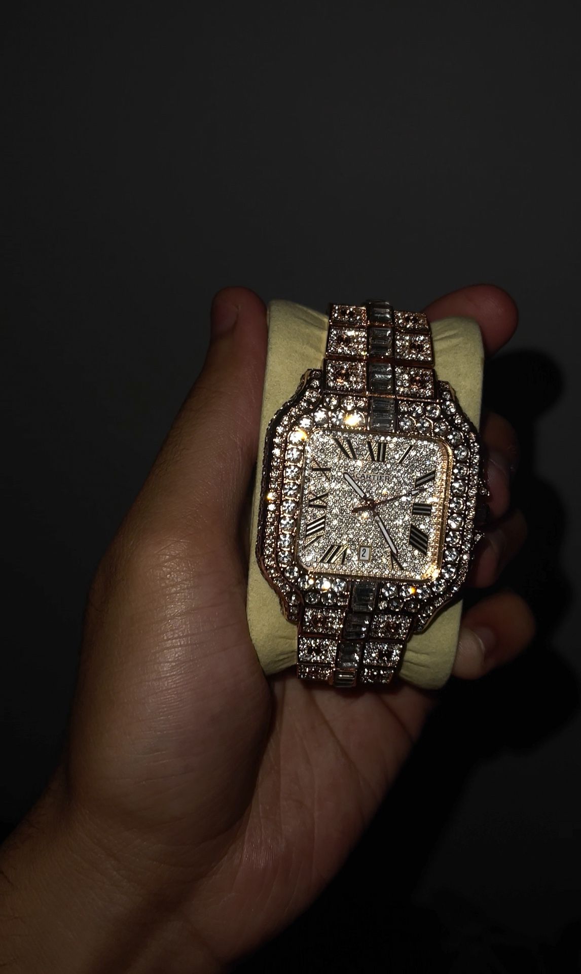 Moissanite Diamond Watch 