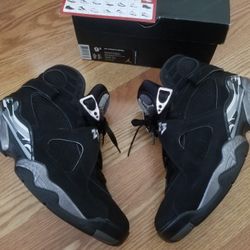 Jordan Retro 8 Chrome Size 9.5 Men's 