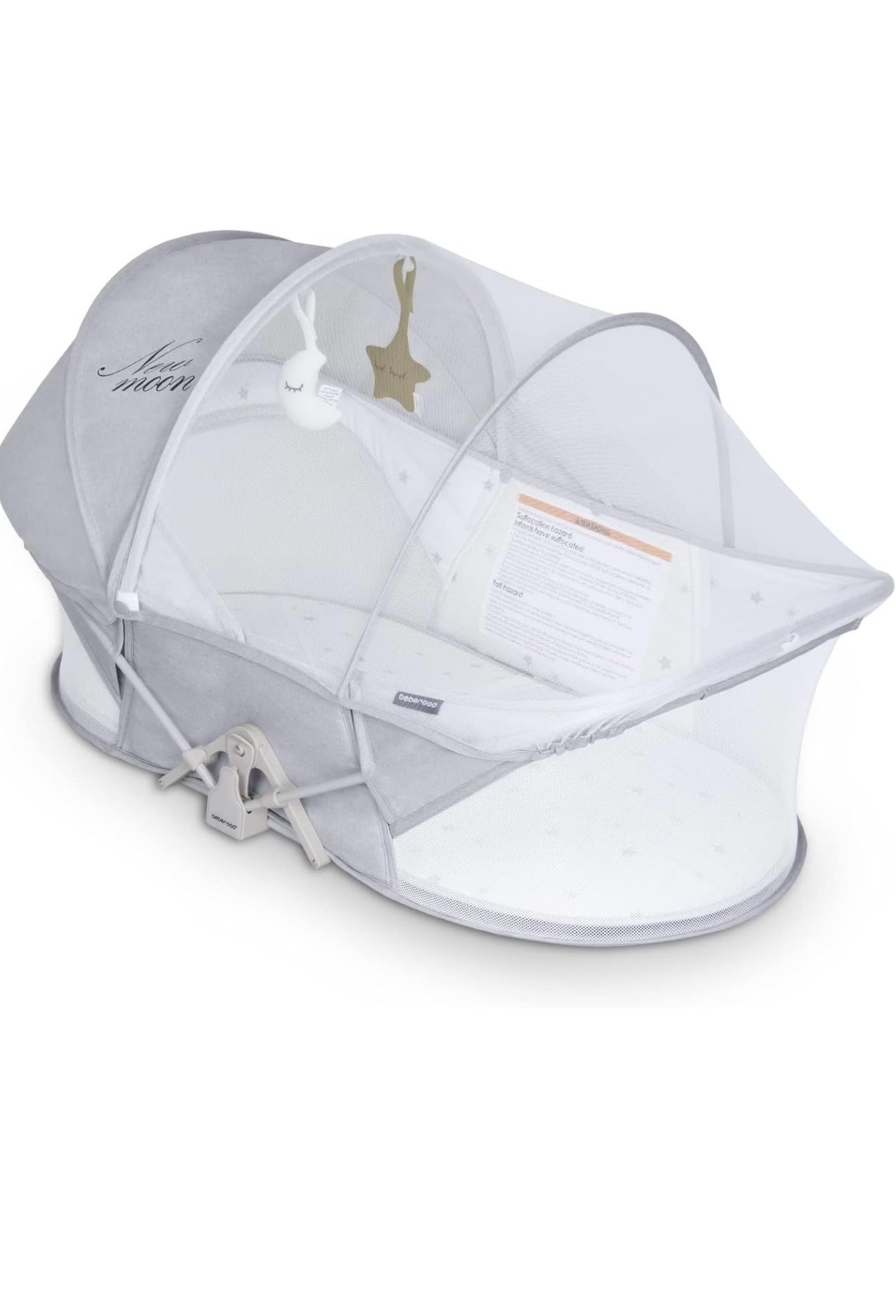 Beberoad Love Baby Travel Bassinet Portable Bassinet-Folding Portable Baby Bed Baby Bassinet in Bed Mini Travel Crib Infant Travel Bed with Mosquito N
