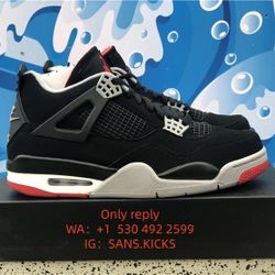 Air Jordan 4 Retro OG 'Bred' 2019