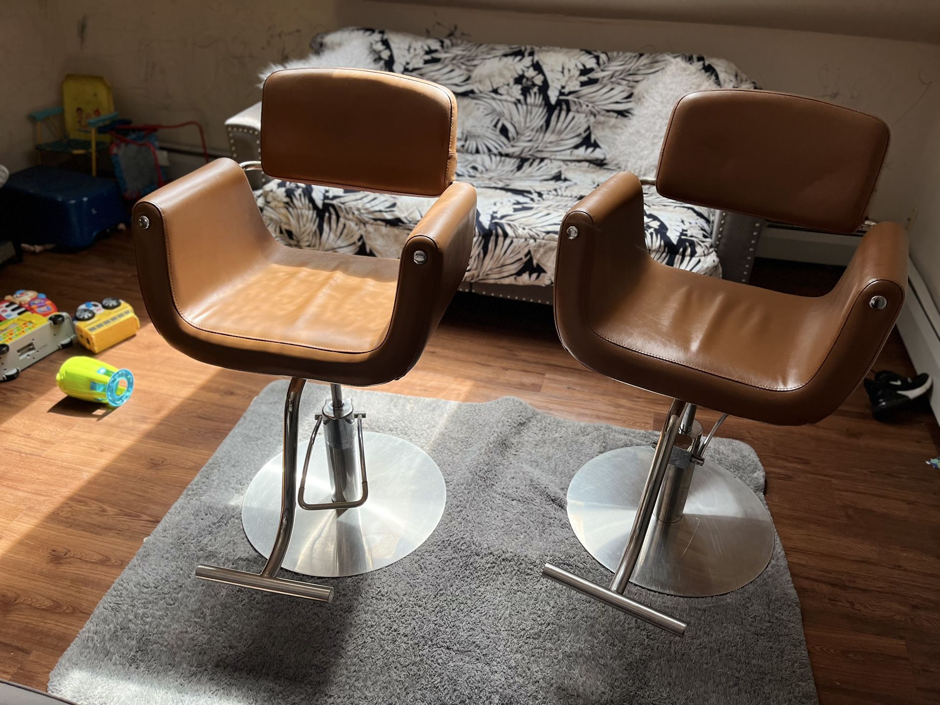 2 Salon Chairs For Sale Cash Only Good Condition