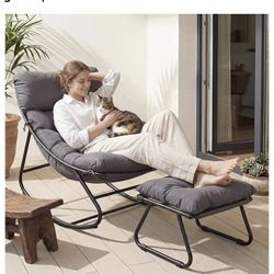 new In Boxes! Rocking Chair With Ottoman 