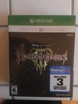 Xbox one kingdom hearts 3 deluxe edition new sealed