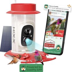 Brand new Smart Bird Feeder with Camera, Birdwatching Camera with AI Identify Bird Species & Solar P