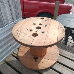 wooden spool