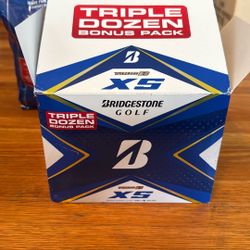 Bridgestone Tour B XS Golf Balls New - 27 Balls Total