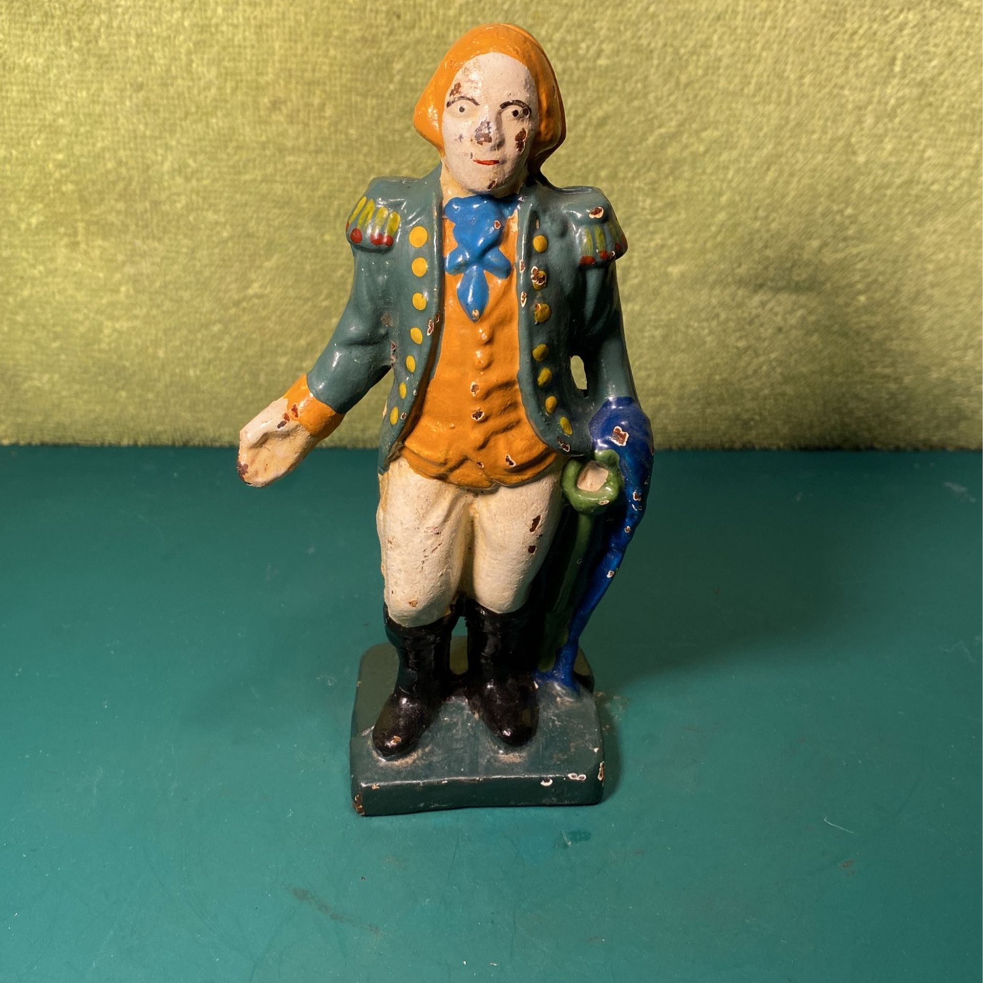 Cast-iron George Washington bank. 
