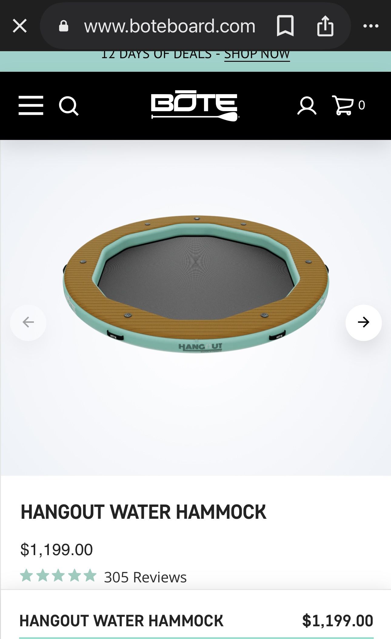 Bote Water Hammock Sports