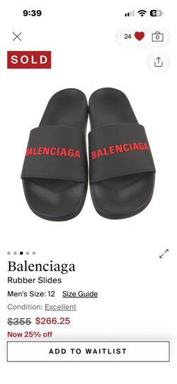 Men’s Balenciaga Slides
