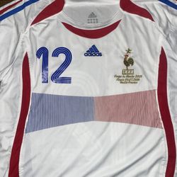 thierry henry Frnace Jersey World Cup Size Large 