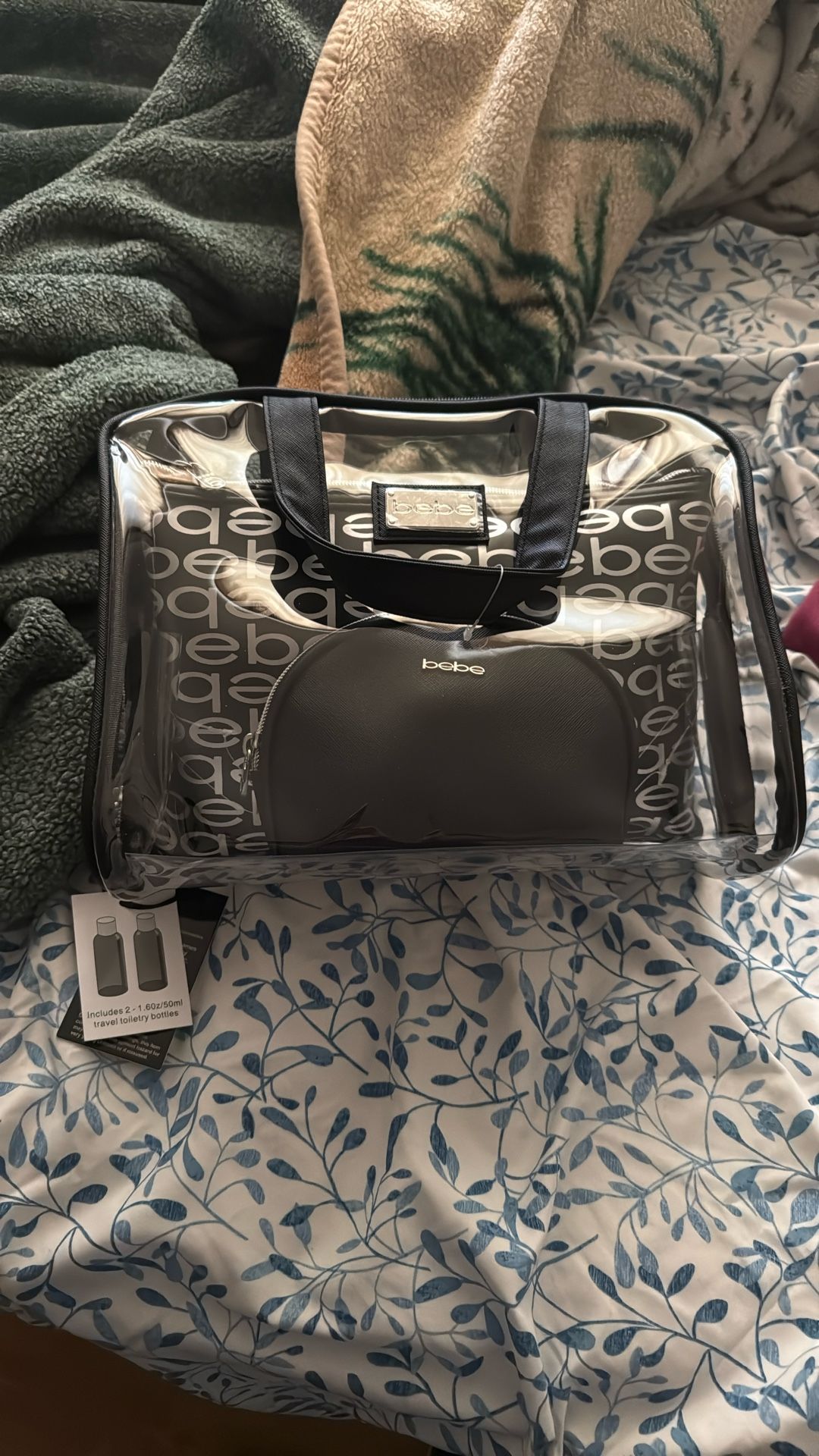 Bebe Clear Tote Bag Must Pick Up Tomorrow 