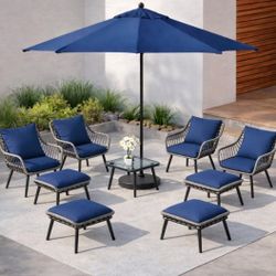 10 Piece Patio Furniture Set. 