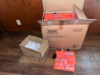 I have 100 items of woven coated thermal bags zipper