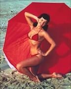 Betty Page painting canvas painting