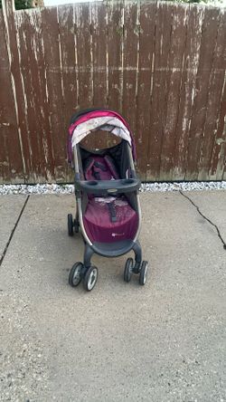 Purple Minnie Mouse Stroller 