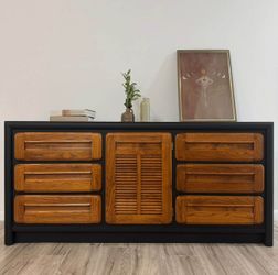 Gorgeous Restored Dresser / Credenza By Dixie
  68”L x 19”W x 31.5”H