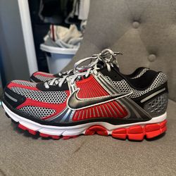 Nike Vomero 5 Black Red And Silver Men’s 9 1/2