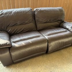 Leather Couch Set 