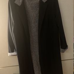 Black And Gray Dress and Duster Size 20/2x