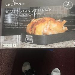 Roasting Pan With Rack New