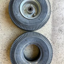 Keyway Tires Size 4.10/3.50-4: Like New!