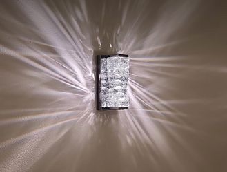 Crystal Light Sconce - Brand New