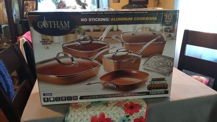 10 piece copper pan titanium copper never use