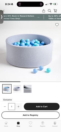 Crate & Barrel Kids Ball Pit