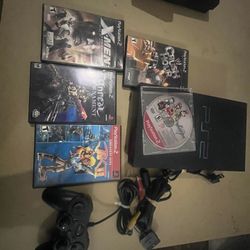 Ps2 Fat 30001 W Games And Control 