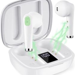 Wireless Earbuds True Bluetooth Headphones Noise Cancelling Earphones